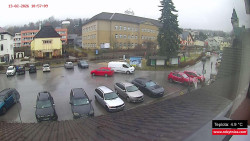 Střed obce Rokytnice nad Jizerou