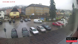 Střed obce Rokytnice nad Jizerou