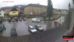 Střed obce Rokytnice nad Jizerou