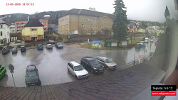 Střed obce Rokytnice nad Jizerou