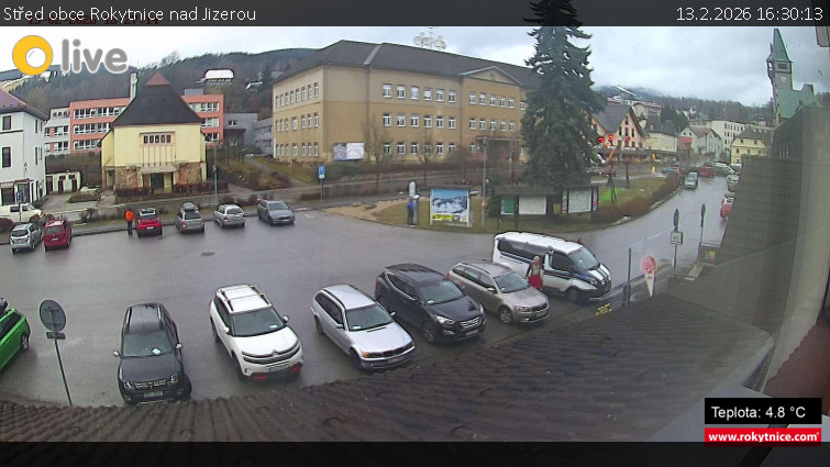 Město Rokytnice nad Jizerou - Střed obce Rokytnice nad Jizerou - 13.2.2026 v 16:30
