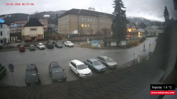 Střed obce Rokytnice nad Jizerou