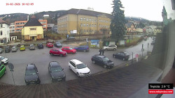 Střed obce Rokytnice nad Jizerou