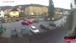 Střed obce Rokytnice nad Jizerou