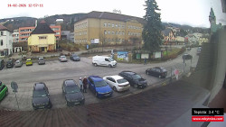 Střed obce Rokytnice nad Jizerou