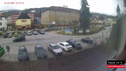 Střed obce Rokytnice nad Jizerou