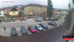 Střed obce Rokytnice nad Jizerou