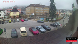 Střed obce Rokytnice nad Jizerou