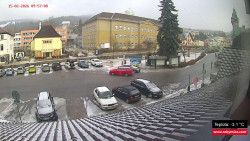 Střed obce Rokytnice nad Jizerou