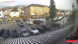 Střed obce Rokytnice nad Jizerou