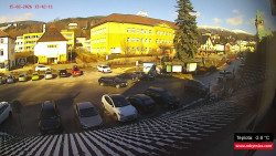 Střed obce Rokytnice nad Jizerou