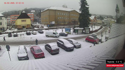 Střed obce Rokytnice nad Jizerou