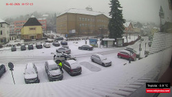 Střed obce Rokytnice nad Jizerou