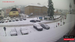 Střed obce Rokytnice nad Jizerou