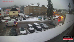 Střed obce Rokytnice nad Jizerou