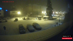 Střed obce Rokytnice nad Jizerou