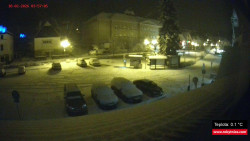 Střed obce Rokytnice nad Jizerou