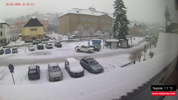 Střed obce Rokytnice nad Jizerou