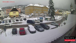 Střed obce Rokytnice nad Jizerou