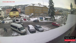 Střed obce Rokytnice nad Jizerou