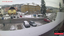 Střed obce Rokytnice nad Jizerou