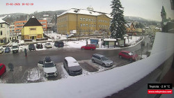 Střed obce Rokytnice nad Jizerou