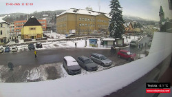 Střed obce Rokytnice nad Jizerou