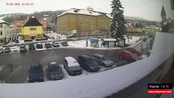 Střed obce Rokytnice nad Jizerou