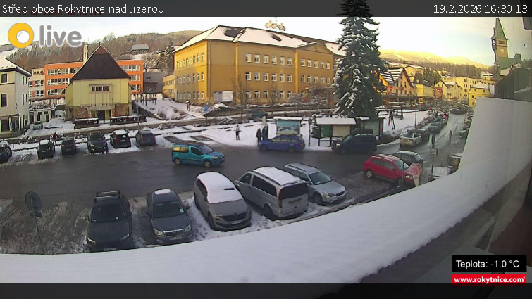 Město Rokytnice nad Jizerou - Střed obce Rokytnice nad Jizerou - 19.2.2026 v 16:30