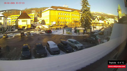 Střed obce Rokytnice nad Jizerou