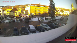 Střed obce Rokytnice nad Jizerou