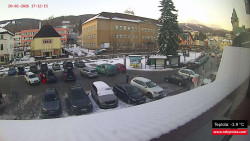 Střed obce Rokytnice nad Jizerou