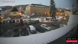 Střed obce Rokytnice nad Jizerou