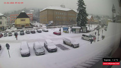 Střed obce Rokytnice nad Jizerou