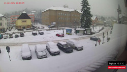 Střed obce Rokytnice nad Jizerou