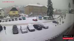 Střed obce Rokytnice nad Jizerou