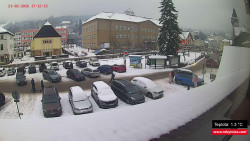 Střed obce Rokytnice nad Jizerou