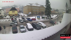 Střed obce Rokytnice nad Jizerou