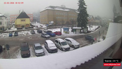 Střed obce Rokytnice nad Jizerou