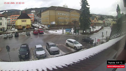 Střed obce Rokytnice nad Jizerou