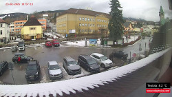 Střed obce Rokytnice nad Jizerou