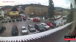 Střed obce Rokytnice nad Jizerou