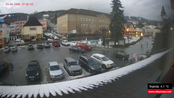 Střed obce Rokytnice nad Jizerou