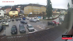 Střed obce Rokytnice nad Jizerou