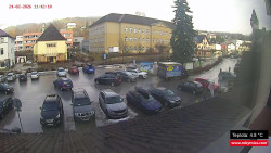 Střed obce Rokytnice nad Jizerou