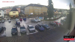 Střed obce Rokytnice nad Jizerou