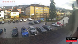 Střed obce Rokytnice nad Jizerou