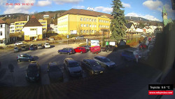 Střed obce Rokytnice nad Jizerou