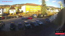 Střed obce Rokytnice nad Jizerou