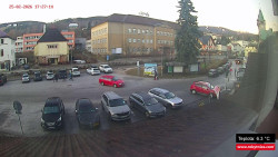 Střed obce Rokytnice nad Jizerou